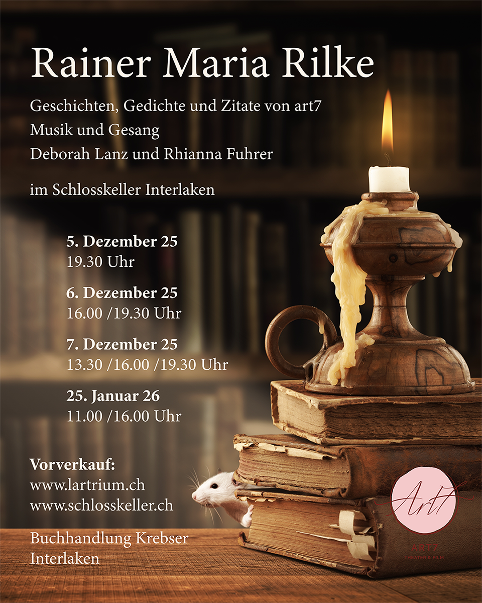 Lesung, Kunst, Rainer Maria Rilke, Theater, art7 Theater