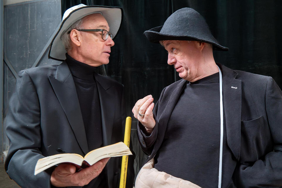 Liveauftritt, Kunst, Theater, Don Quijote und Sancho Panza, Theaterduo, ZUBERsicht, Jürg Zurmühle, Felix Bertschin
