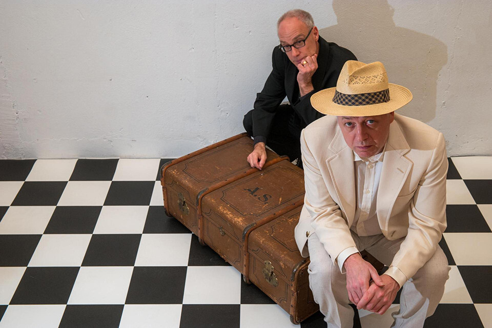 Liveauftritt, Kunst, Theater, Die Schachnovelle, Theaterduo, ZUBERsicht, Jürg Zurmühle, Felix Bertschin